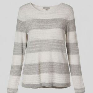 Women's Calvin Klein Jeans Long Sleeve Knit Pullover Sweater Split Back Medium